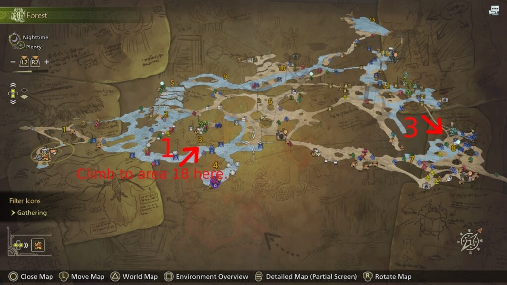 Ivy Farming Route Scarlet Forest