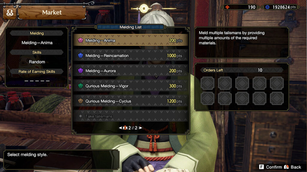 Additional Gacha Mechanic Through RNG Charm for the Endgame