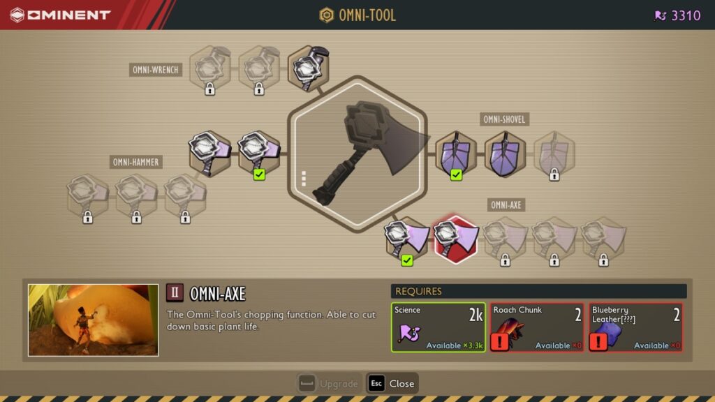 Axe II Upgrade