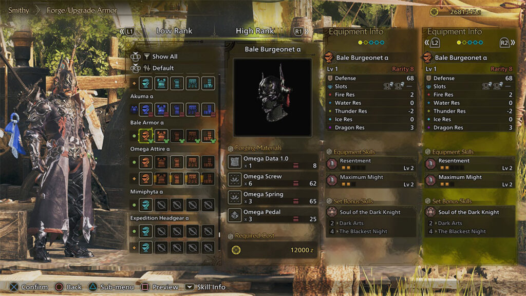 Bale Armor Monster Hunter Wilds