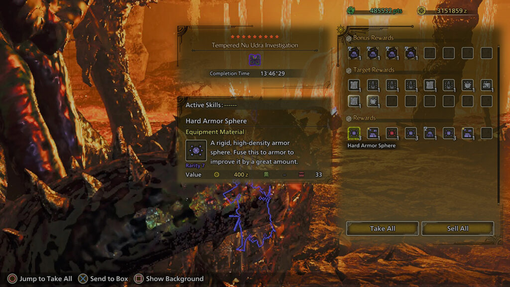 Do Other Quests in Monster Hunter Wilds Yield Armor Sphere?