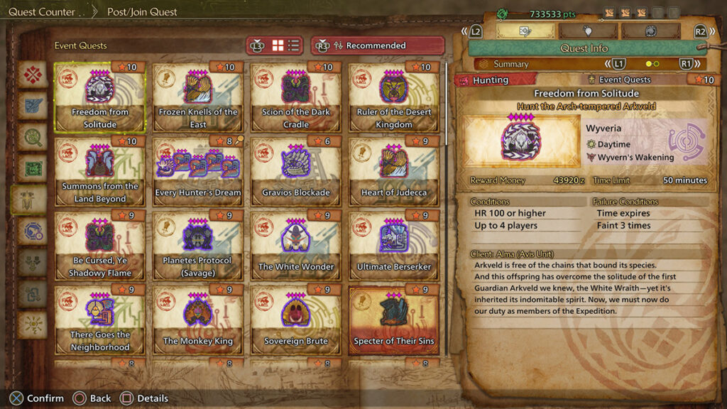 All Monster Hunter Wilds Event Quest Rewards