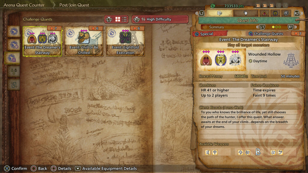 All Arena and Challenge Quest Rewards