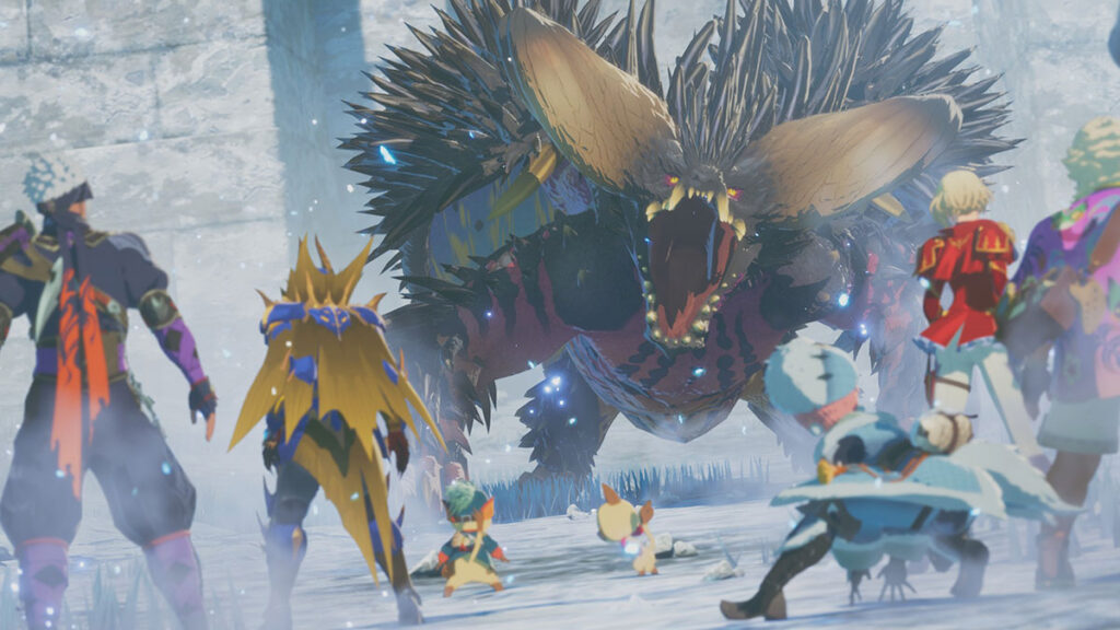 Nergigante fight in Monster Hunter Stories 3
