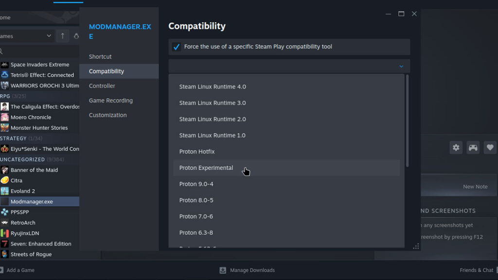 Installing and Running Fluffy Mod Manager on Steam Deck