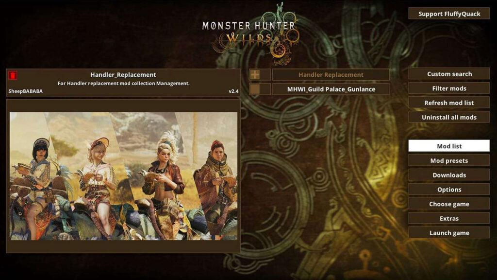 Installing MH Wilds Mods on Steam Deck
