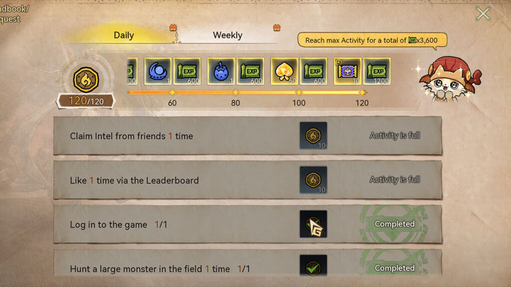 7 Best Things to Do Daily in Monster Hunter Outlanders