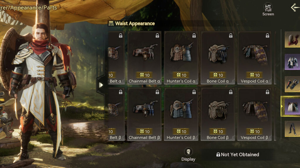 How to Change Layered Armor and Weapons in Monster Hunter Outlanders